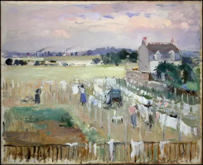 Qui a peint "Faire sécher le linge" ?