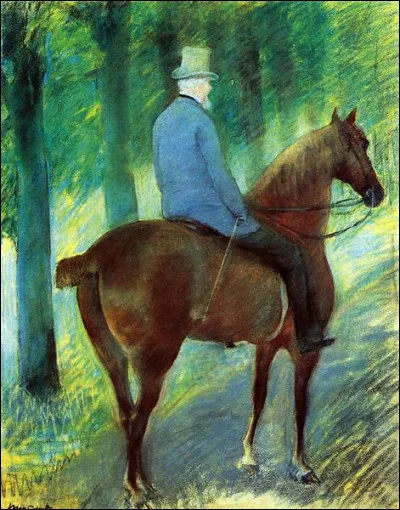 Qui a peint "M. Robert S.Cassatt à cheval" ?