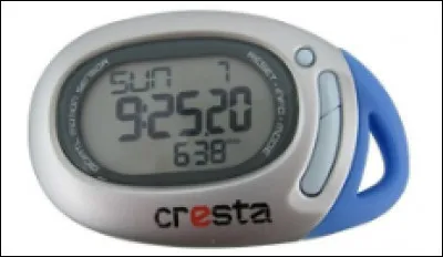 Quel est ce dispositif qui permet de mesurer en temps réel le nombre de pas d'une personne ?