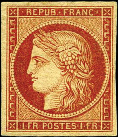 C'est l'un des tout premiers timbres de ce pays !