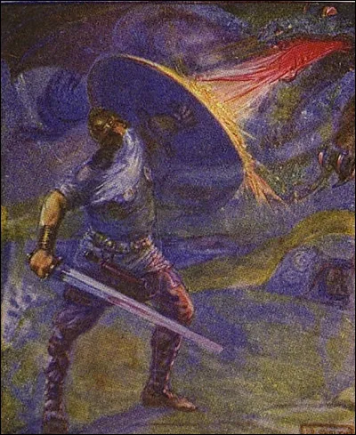 Qu'a tué Beowulf chez le roi Hroþgar ?