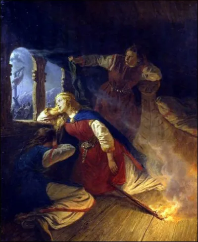 De qui Hágbarð tomba-t-il amoureux ?