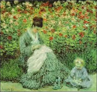 Qui a peint cette scène au jardin ?