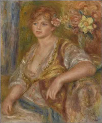 Qui a peint "Blonde à la rose" ?