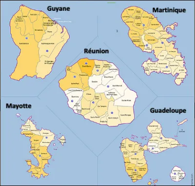 Le numéro 971 est-il celui de la Guyane ?