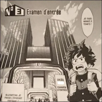 Dans quel lycée notre personnage principal voulait-il aller ?