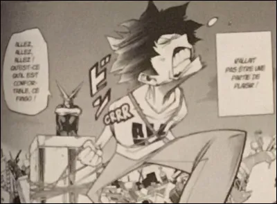 Quel travail le super héros fait-il subir à notre cher personnage principal ?