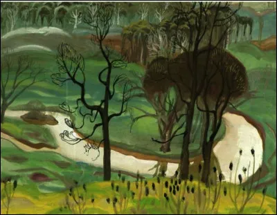 Qui a peint "Arbre et ruisseau" ?