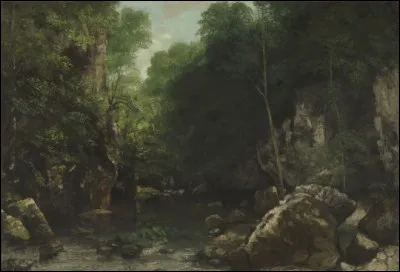 Qui a peint "Le ruisseau noir" dit aussi "Le ruisseau du puits noir" ?