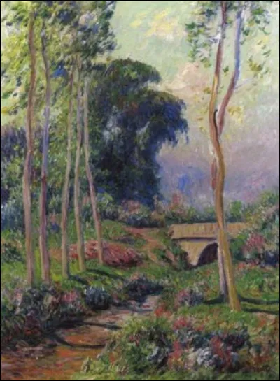 Qui a peint "Ruisseau aux grands peupliers" ?