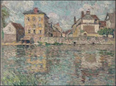 Qui a peint " Maison au soleil sur la rivière, Nemours" ?