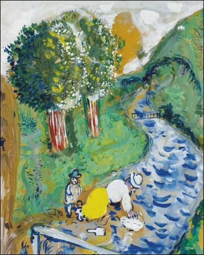 Qui a peint "Le ruisseau" ?