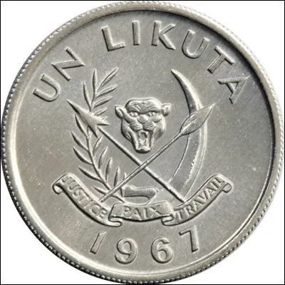 Ancienne monnaie de la République démocratique du Congo qui a remplacé le franc congolais. 100 likutas en valaient 1 :