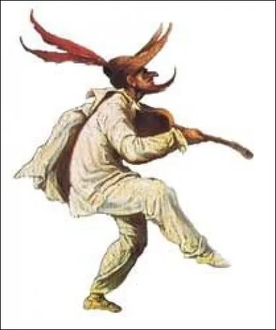 Bouffon jouant dans les comédies vénitiennes :