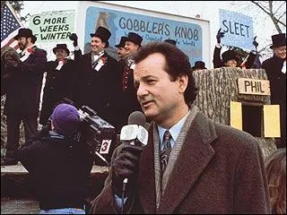 Selon la tradtion, l'hivers finira bientt si la marmotte :