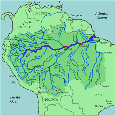 Quelle est la longueur de l'Amazone ?