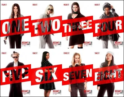 "Ocean's eight" est joué par Sandra Bullock.