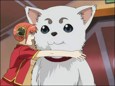 Dans ''Gintama'', comment Kagura a-t-elle appel&eacute; ce chien immense ?