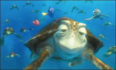 Quel est le nom de cette tortue âgée de 150 ans dans "Nemo" ?