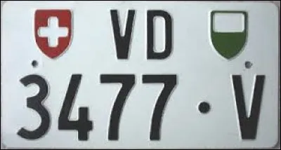 De quel pays provient cette plaque d'immatriculation ?