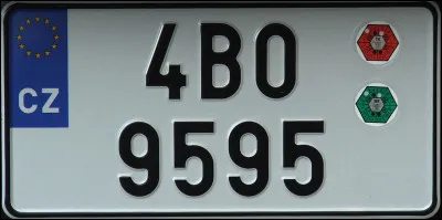 De quel pays provient cette plaque d'immatriculation ?