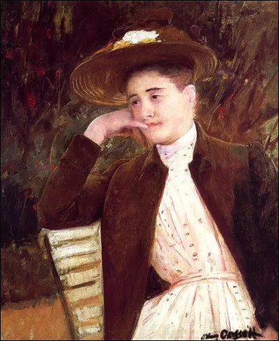 Qui a peint " C&eacute;leste au chapeau marron" ?