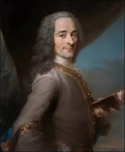 Sur la photo, vous pouvez voir Voltaire.