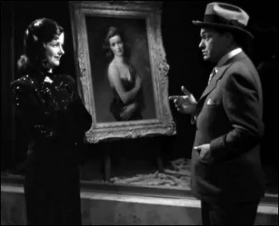 À Hollywood Lang réalise des films policiers. Quels sont les acteurs du thriller "La Femme au portrait" réalisé en 1944 ?