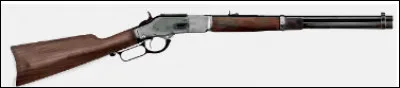 Quelle est cette carabine en acier à levier avec une crosse en bois de noyer, une arme qui a conquis l'ouest américain ?