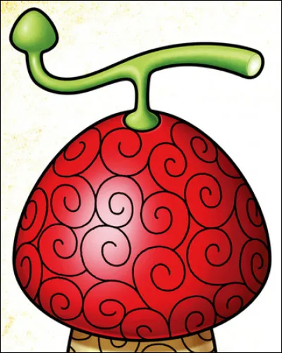 Cette fois, pour changer un peu, ce fruit est de type Zoan et fut avalé par Chopper. Comment s'appelle-t-il ?