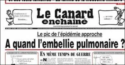 En quelle année "Le Canard enchaîné" a-t-il vu le jour ?