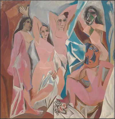 Complétez le titre de ce tableau peint par Pablo Picasso en 1907 : "Les ... d'Avignon".