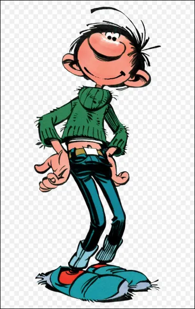 Gaston Lagaffe est connu pour ses inventions plus folles les unes que les autres, mais de quelle couleur est son pull ?