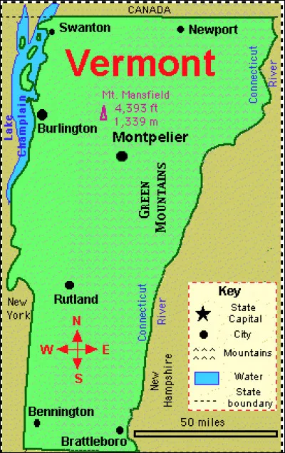 Montpelier est-elle la capitale du Vermont ?