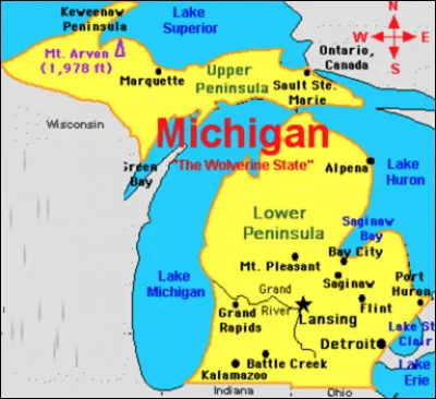 Détroit est-elle la capitale du Michigan ?