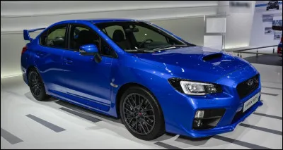 Nous apercevons ici une Subaru.