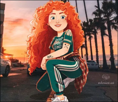 Cette jeune femme en survêtement de sport est la princesse :