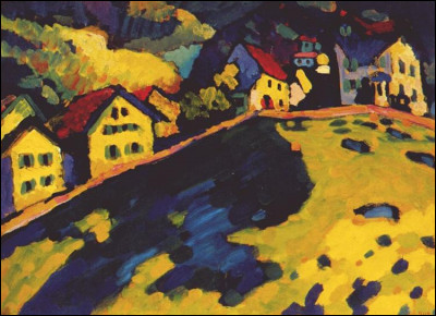 Qui a peint "Maisons à Murnau" ?