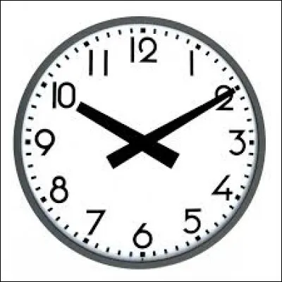L'"horloge" tourne et les minutes défilent.