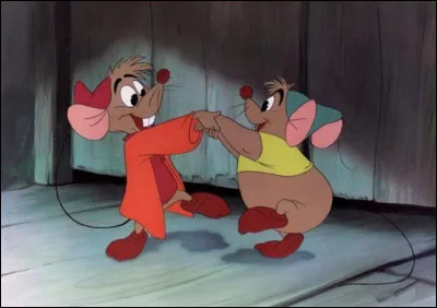 Comment s'appellent les souris dans "Cendrillon" ?