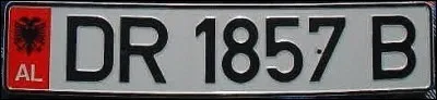 De quel pays provient cette plaque d'immatriculation ?