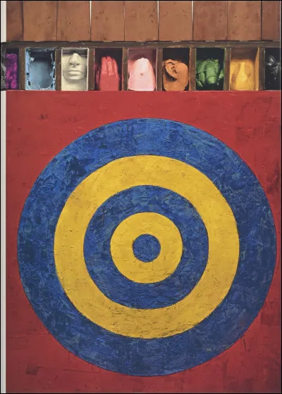 En 2008, l'exposition de Jasper Johns a dévoilé 130 œuvres ,toutes de quelle couleur terne ?