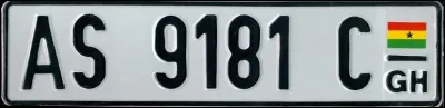 De quel pays provient cette plaque d'immatriculation ?