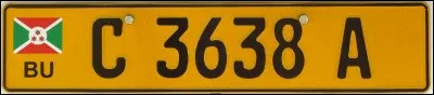 De quel pays provient cette plaque d'immatriculation ?