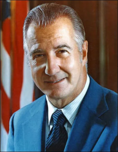 Il a été vice-président de 1969 à 1973. Le 10 octobre 1973, il démissionne en cours de mandat. Il était accusé de corruption passive et d'évasion fiscale durant son mandat de gouverneur du Maryland. Discrédité, il se retire de la vie politique, et devient dirigeant de sociétés. C'est ...