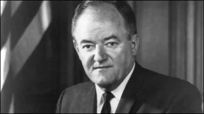 Vice président de Lyndon Johnson de 1964 à 1969, candidat du parti Démocrate à la présidentielle de 1968, il est battu : c'est ...