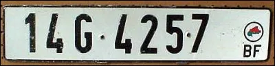 De quel pays provient cette plaque d'immatriculation ?
