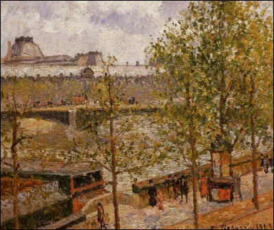 Qui a peint "Le Louvre, Matin, Soleil, Quai Malaquais" ?