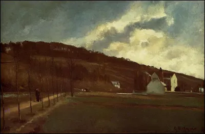 Qui a peint "Bords de la Marne en hiver" ?