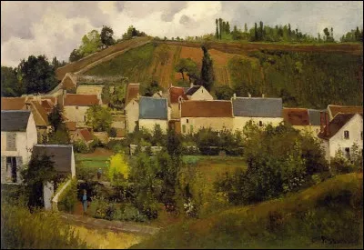 Qui a peint "Vue sur l'Hermitage, Pontoise" ?